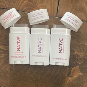 Native Deodorant Trio - Grapefruit, Lilac, Blackberry